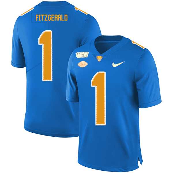 Pittsburgh Panthers 1 Larry Fitzgerald Blue 150th Anniversary Patch Nike College Football Jersey Dzhi,We sell and wholesale Pittsburgh Panthers 1 Larry Fitzgerald Blue 150th Anniversary Patch Nike College Football Jersey Dzhi on line form chian!